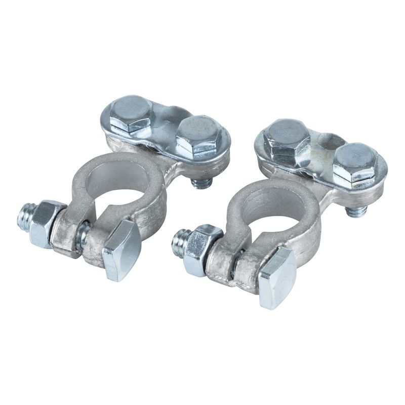 PRETUL - 2 Terminales De Plomo Para Batería De Carro, Poste Superior Pretul