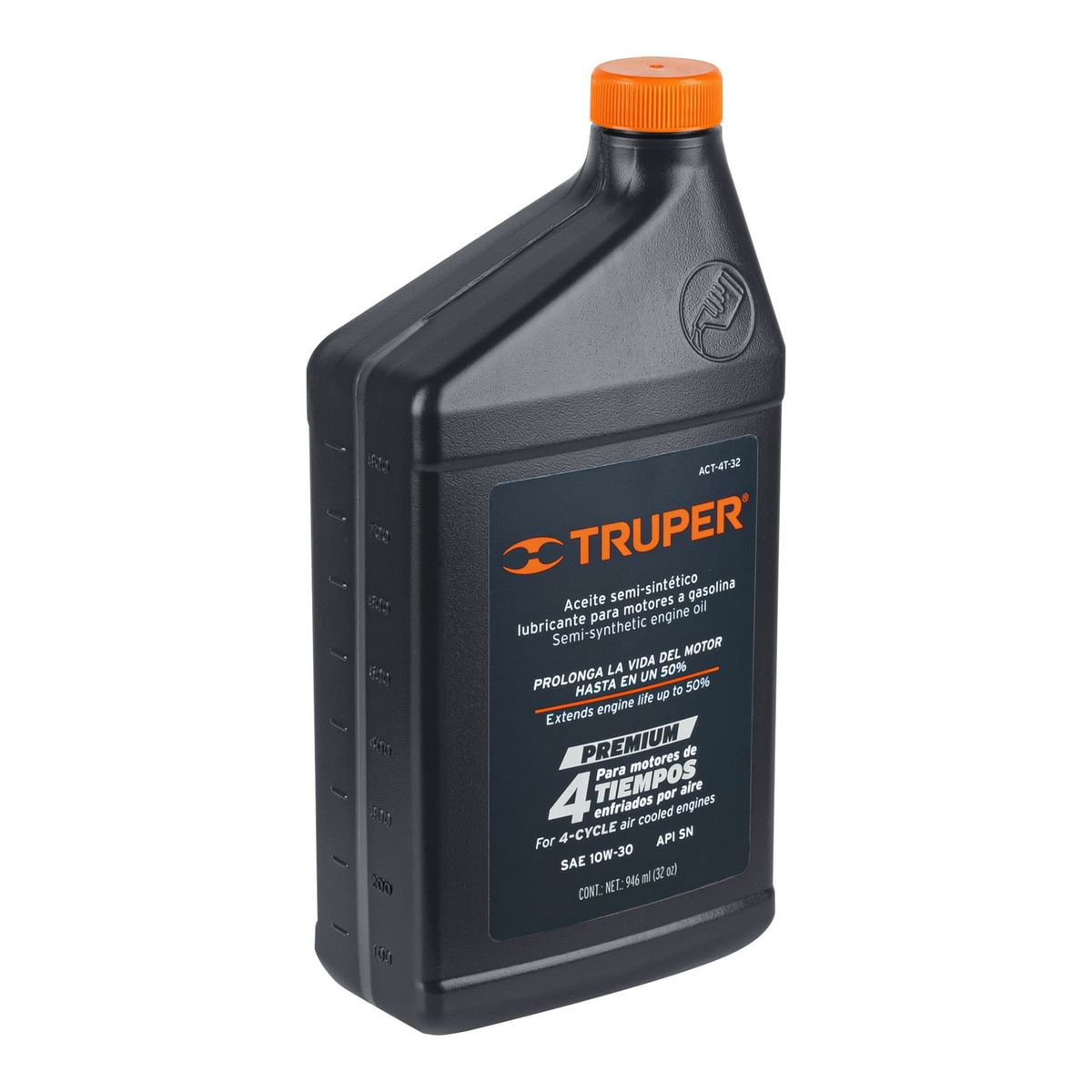 TRUPER - Aceite Semi-Sintético 946 Ml Para Generadores Y Cuatrimotos Truper