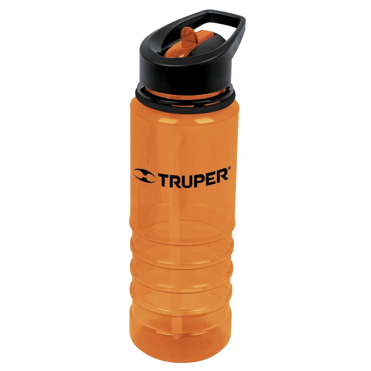 TRUPER - Botilito Con Pitillo Para Bebidas Frías, Capacidad 740 Ml Truper