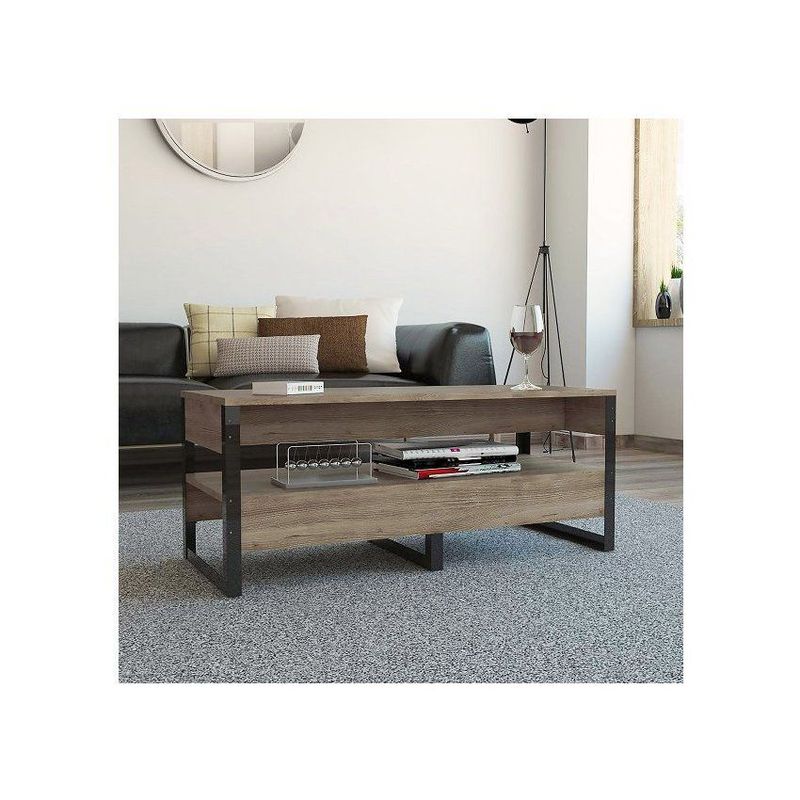 RTA DESIGN - Mesa de centro magnum rta muebles  mlm 3508 miel