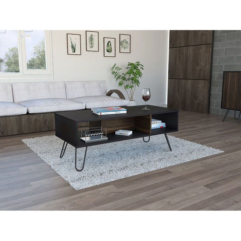 RTA DESIGN - Mesa centro vassel mwh 3942 wengue/hbano 40 x 101 x 43 rta muebles