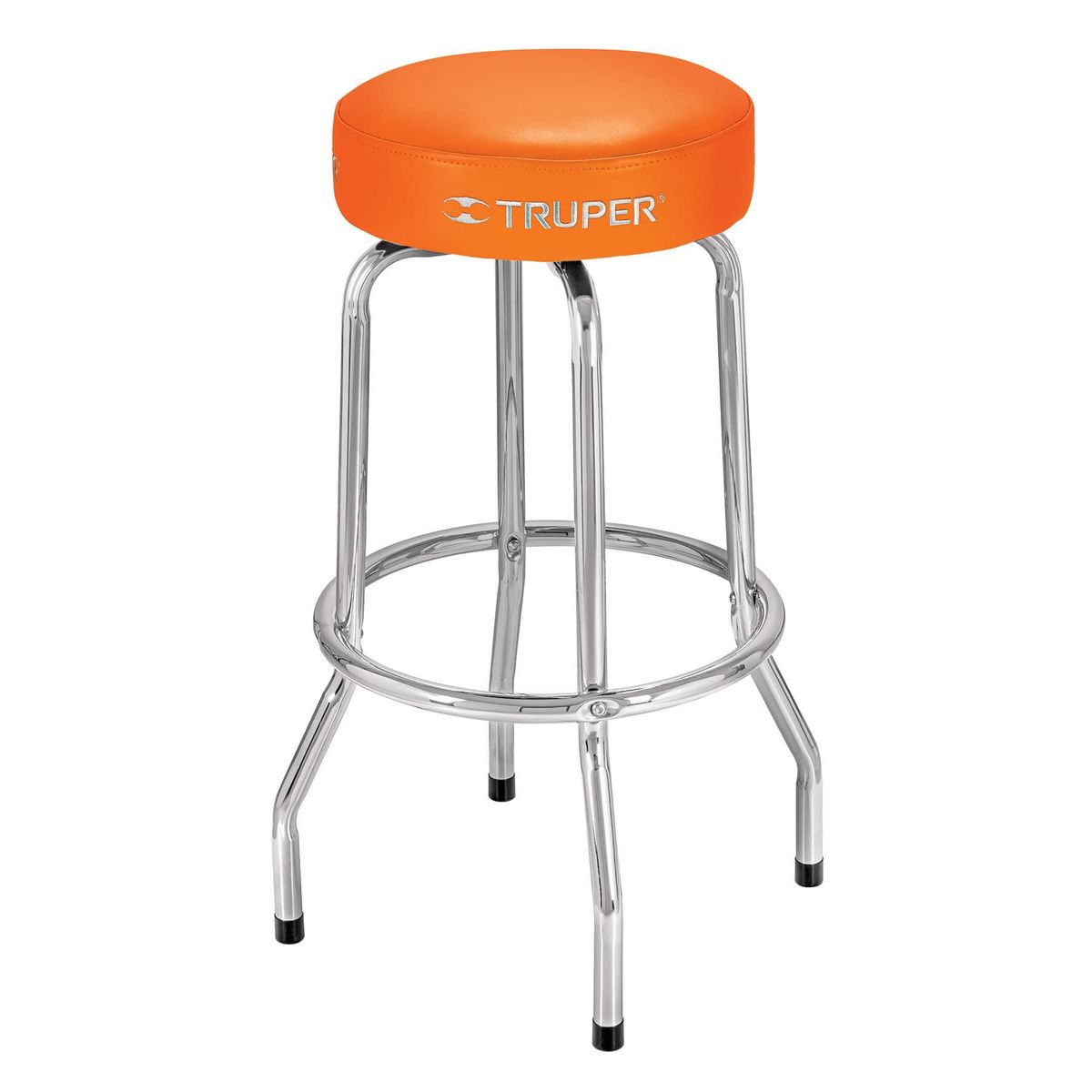 TRUPER - Butaco Silla Bar De 77 Cm X 35 Cm En Acero Cromado Truper