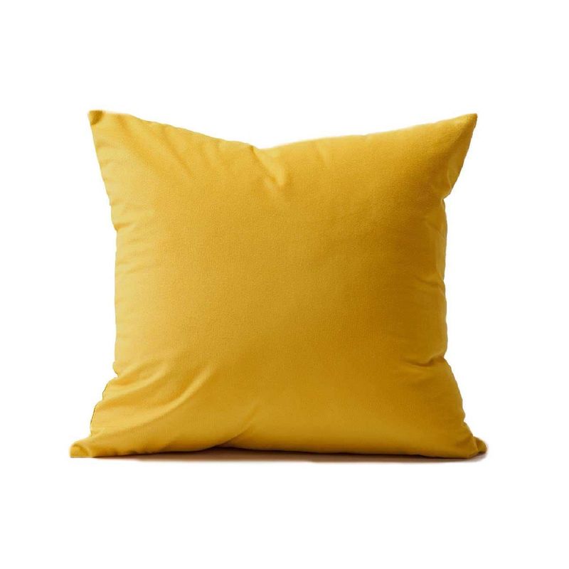 BANZAY - Funda Para Cojin Decorativo Cuadrado en Tela - Amarillo