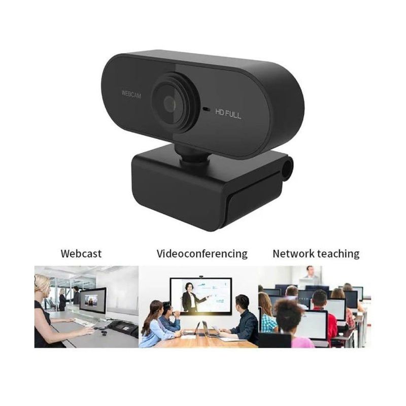 Cámara web fullhd webcam 1080p usb con micrófono KIDSHOP