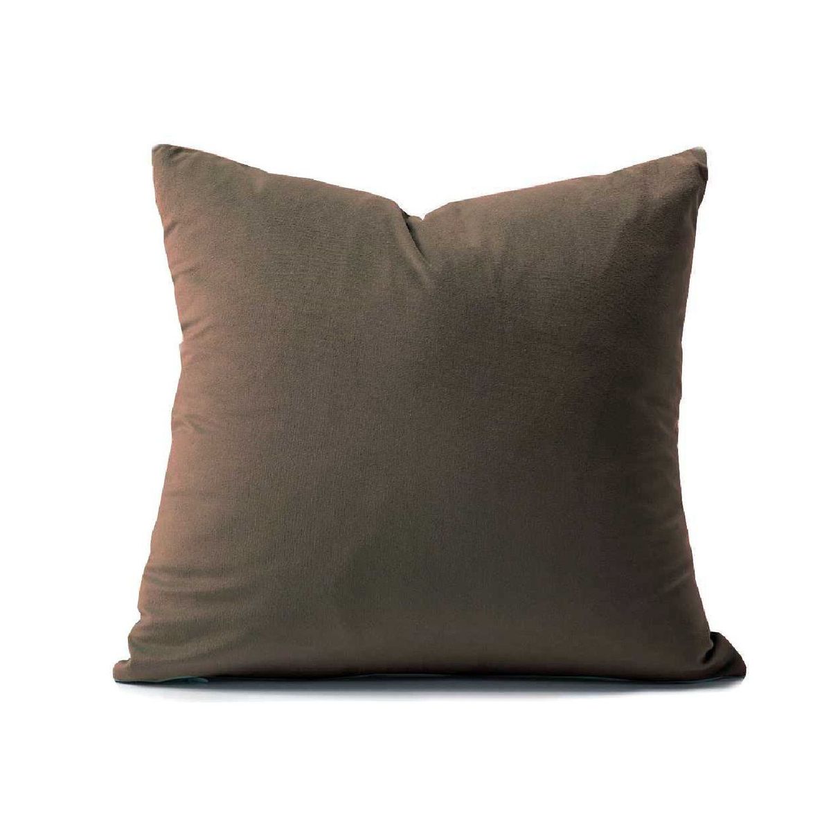 BANZAY - Funda Para Cojin Decorativo Cuadrado en Tela - Café