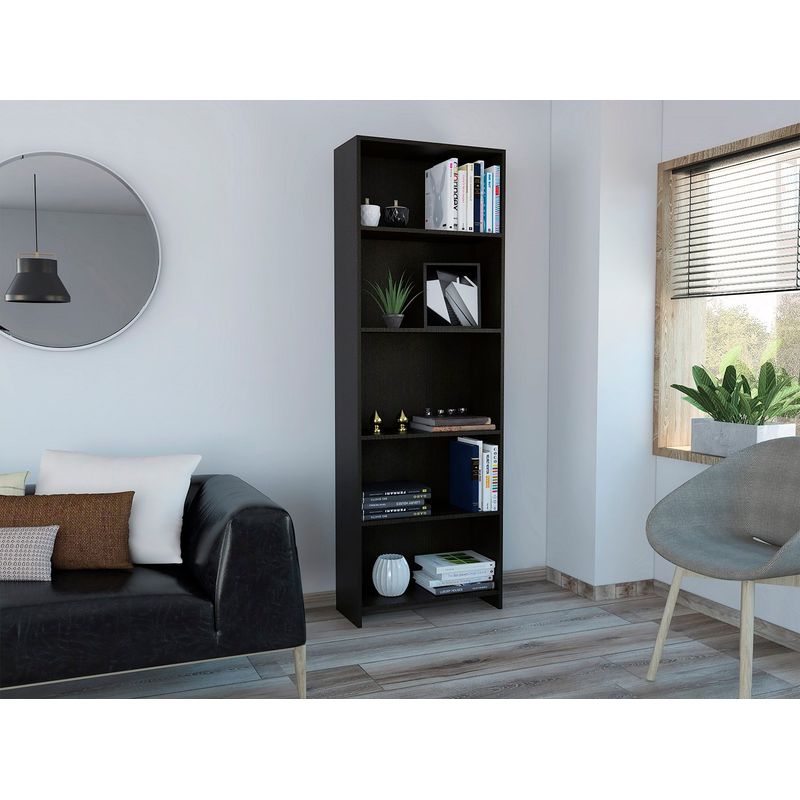 RTA DESIGN - Biblioteca lisa 60 x 180,5 x 26 cm wengue