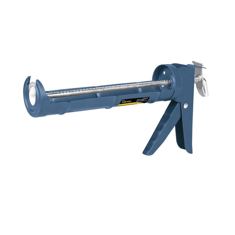 PRETUL - Pistola De Calafateo Con Cremallera Para Siliconas De 22 Cm Pretul