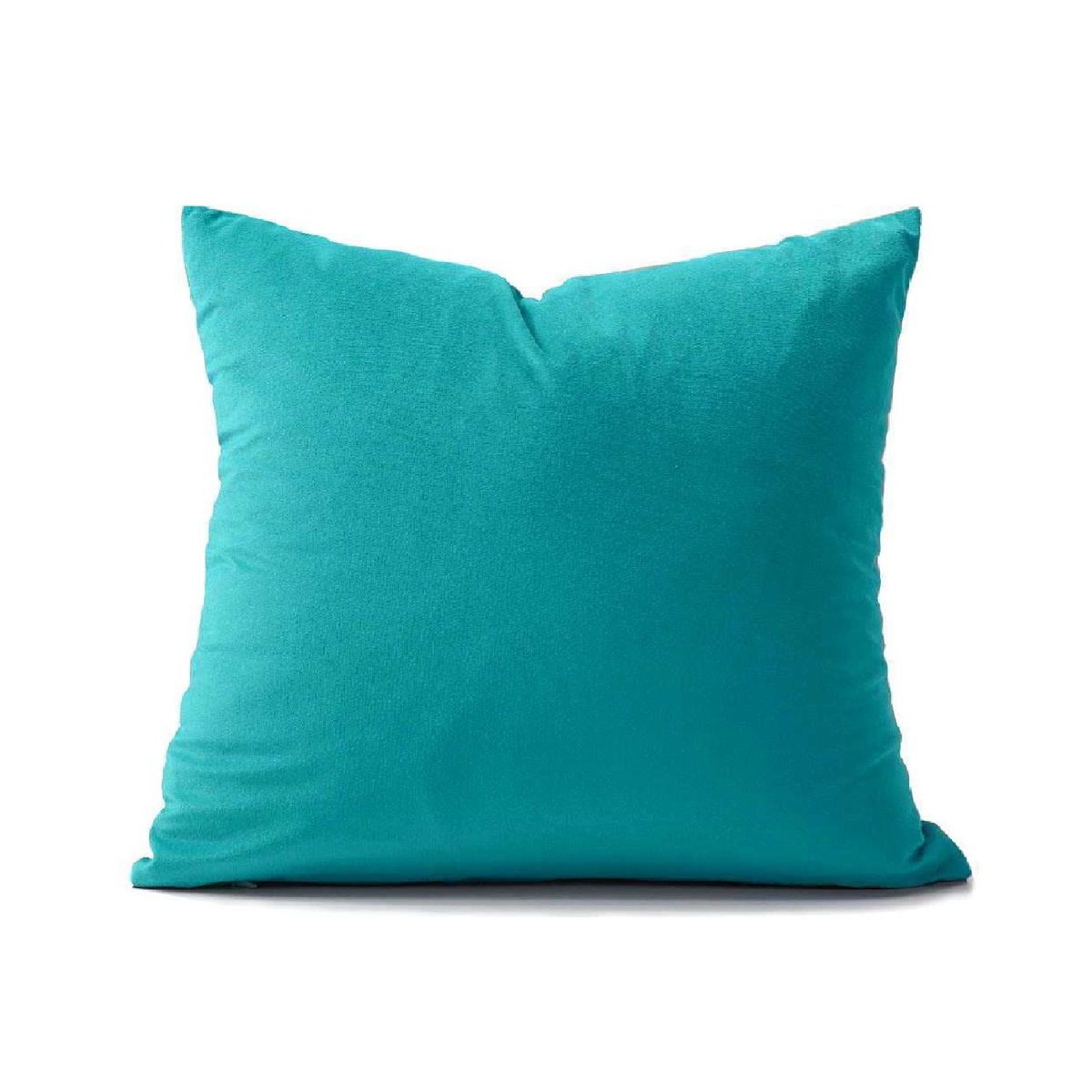 BANZAY - Funda Para Cojin Decorativo Cuadrado en Tela - Turquesa