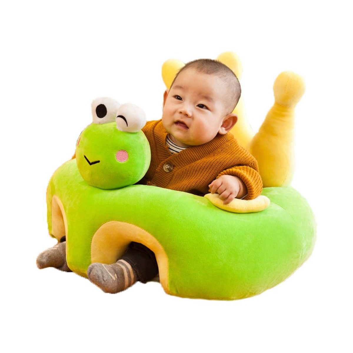 KIDSHOP - Cojin almohada para sentar al bebé animales sapo jq-3