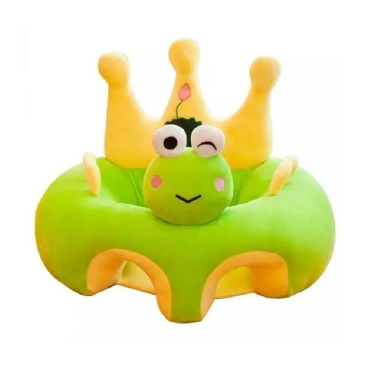 KIDSHOP - Cojin almohada para sentar al bebé animales sapo jq-3