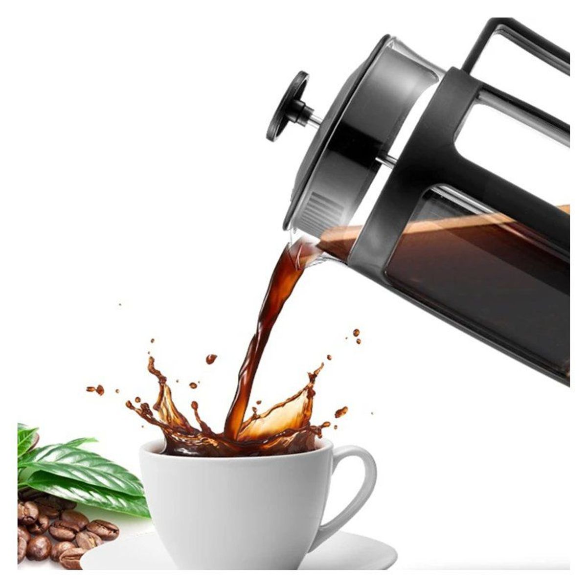 KIDSHOP - Cafetera Prensa Francesa De Vidrio B004-800ML