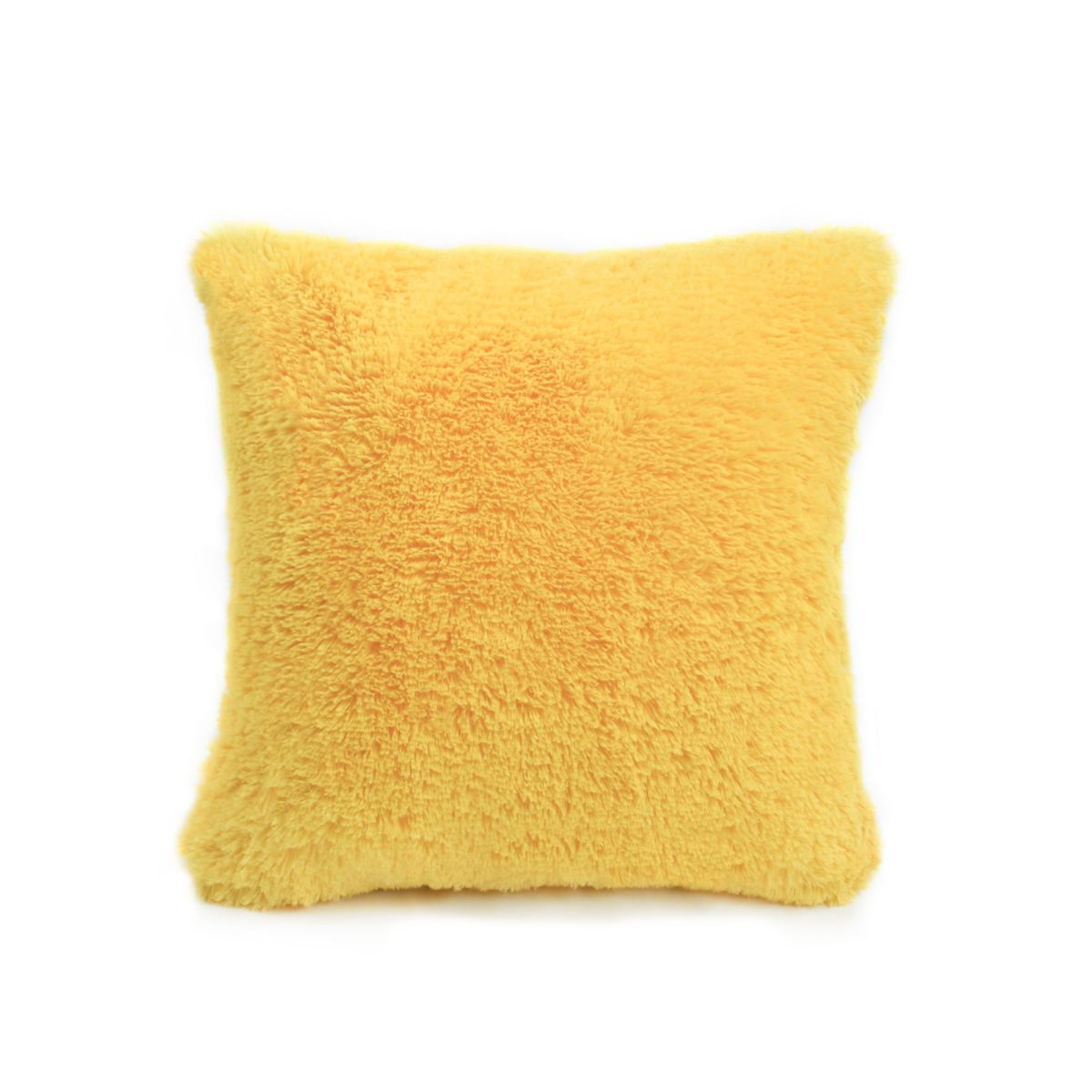 BANZAY - Funda Para Cojin Peludo Amarillo