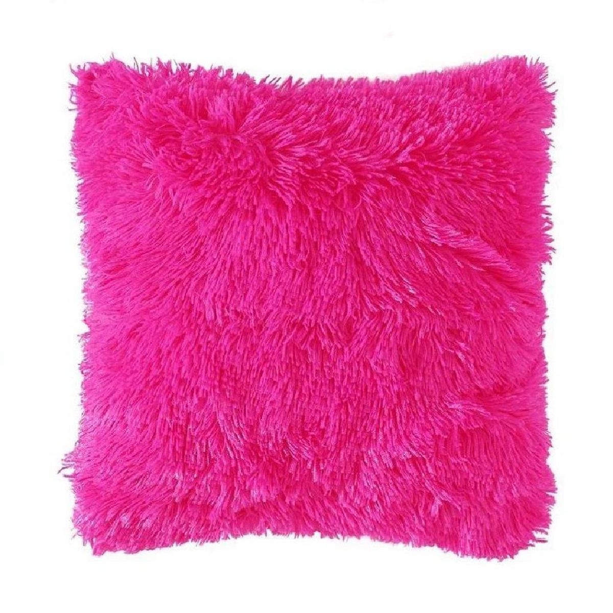 BANZAY - Funda Para Cojin Peludo Fucsia