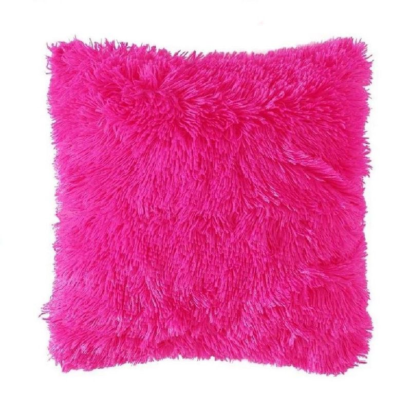 BANZAY - Funda Para Cojin Peludo Fucsia