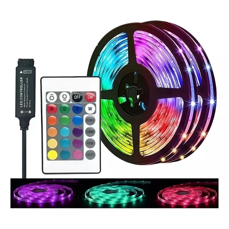 KIDSHOP - Cinta led multicolor con adaptador y control