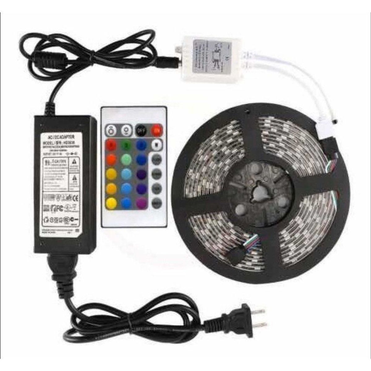 KIDSHOP - Cinta Led Multicolor Con Adaptador y Control 17282-1