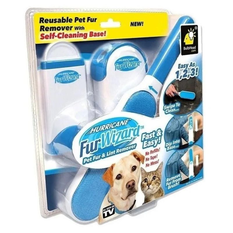 KIDSHOP - Cepillo removedor quita pelusa motas pelos mascotas furwiza