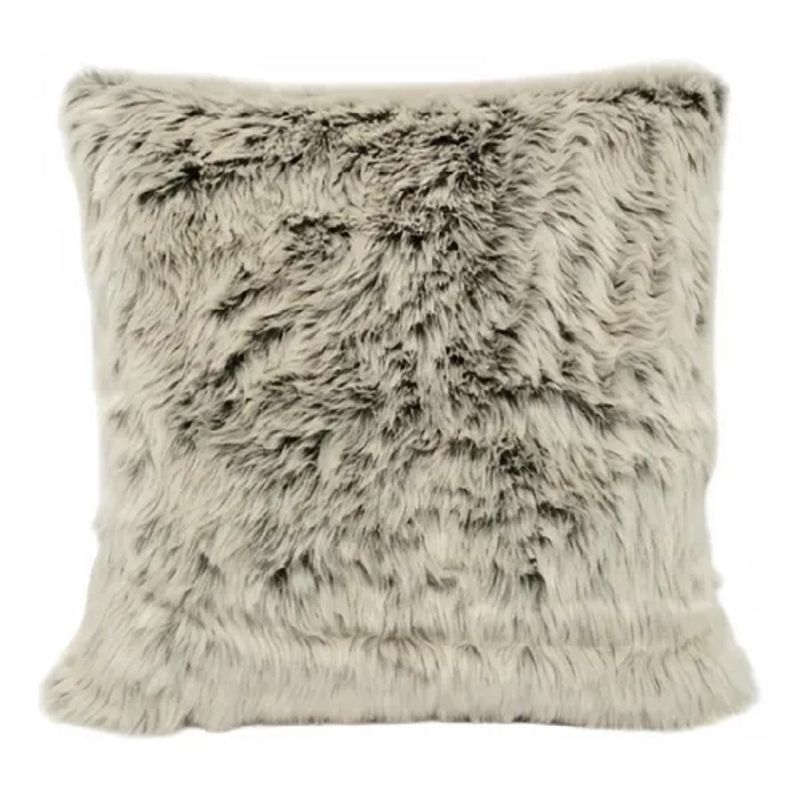 BANZAY - Funda Para Cojin Peluche Largo Crema matizado