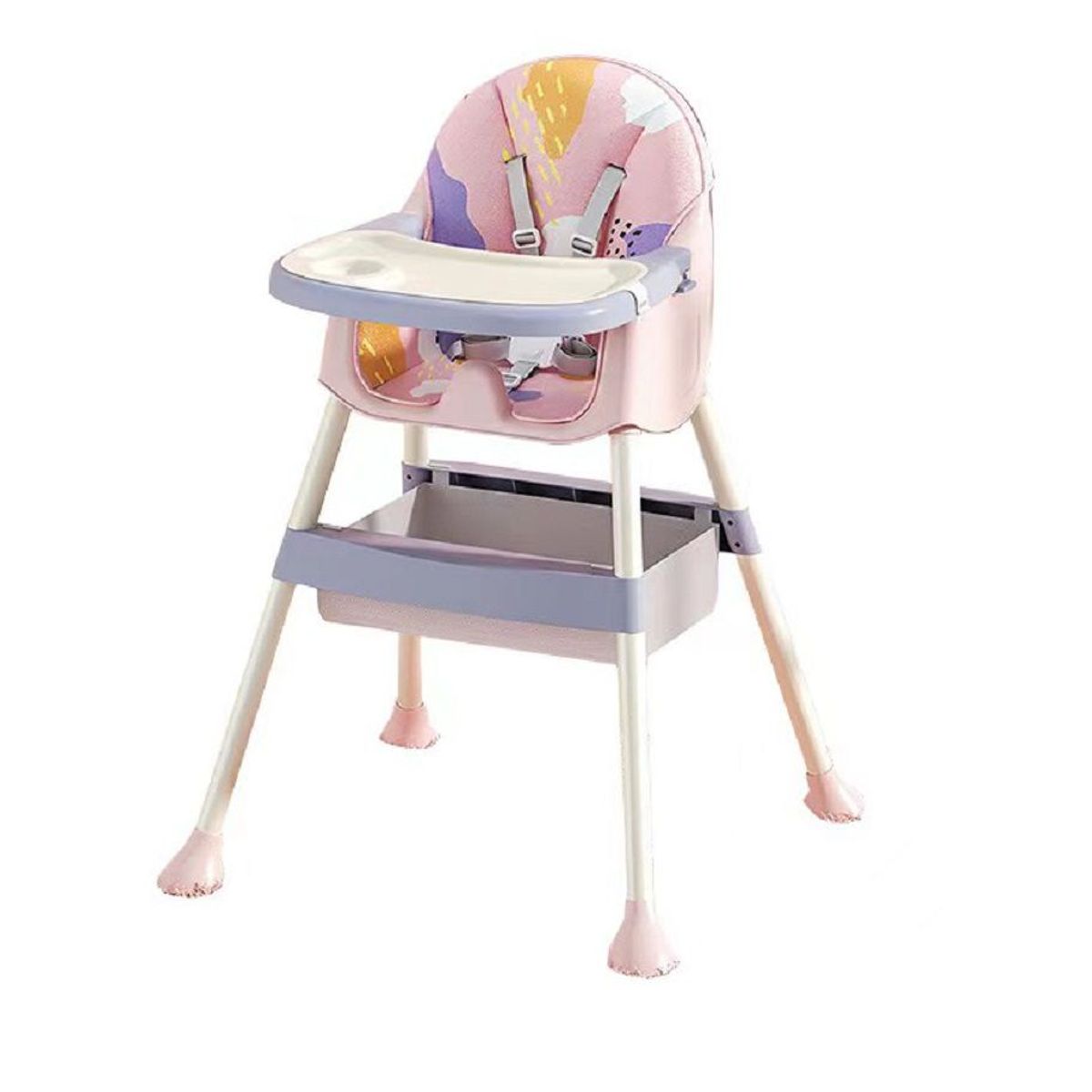 KIDSHOP - Silla Comedor Bebe 2 En 1 D-D Rosa planeta