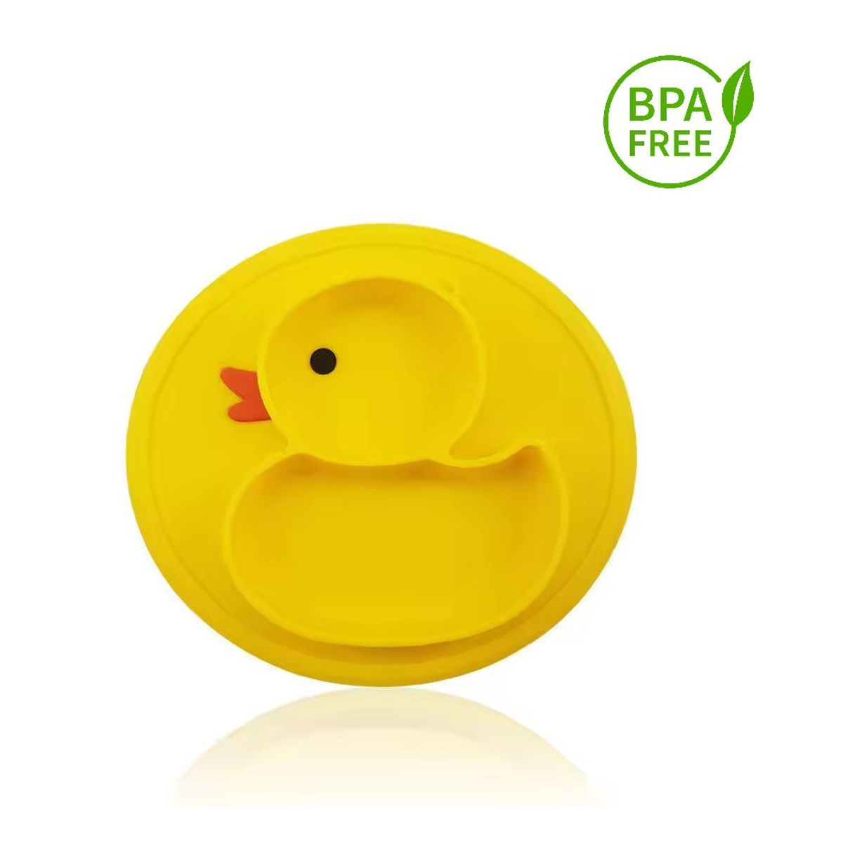 KIDSHOP - Plato Silicona Antideslizante Para Bebé DG1 Amarillo