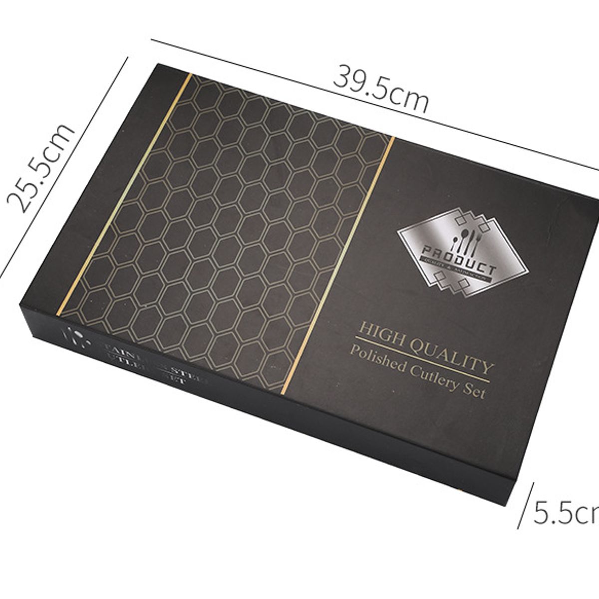 KIDSHOP - Juego De Cubiertos Set 24 Piezas Acero Inoxidable ROSEGOLD