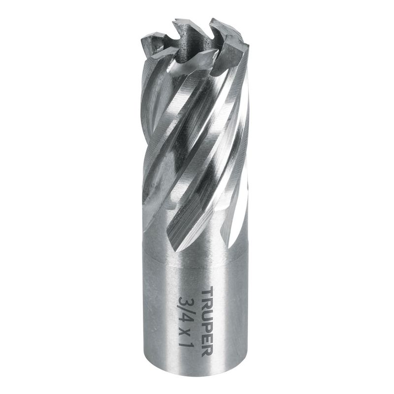 TRUPER - Cortador Anular Zanco 3/4", Diámetro 3/4", Largo 63 Mm Truper