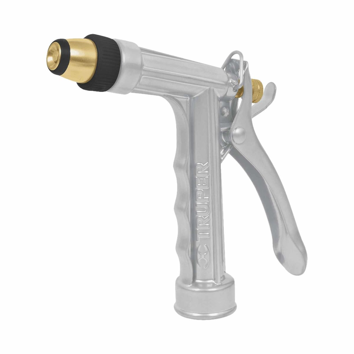 TRUPER - Pistola Metálica Para Manguera 2 Funciones, Chorro Regulable Truper