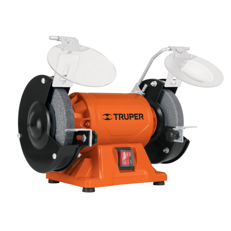TRUPER - Esmeril De Banco Profesional De 5", 185 W Con Accesorios Truper