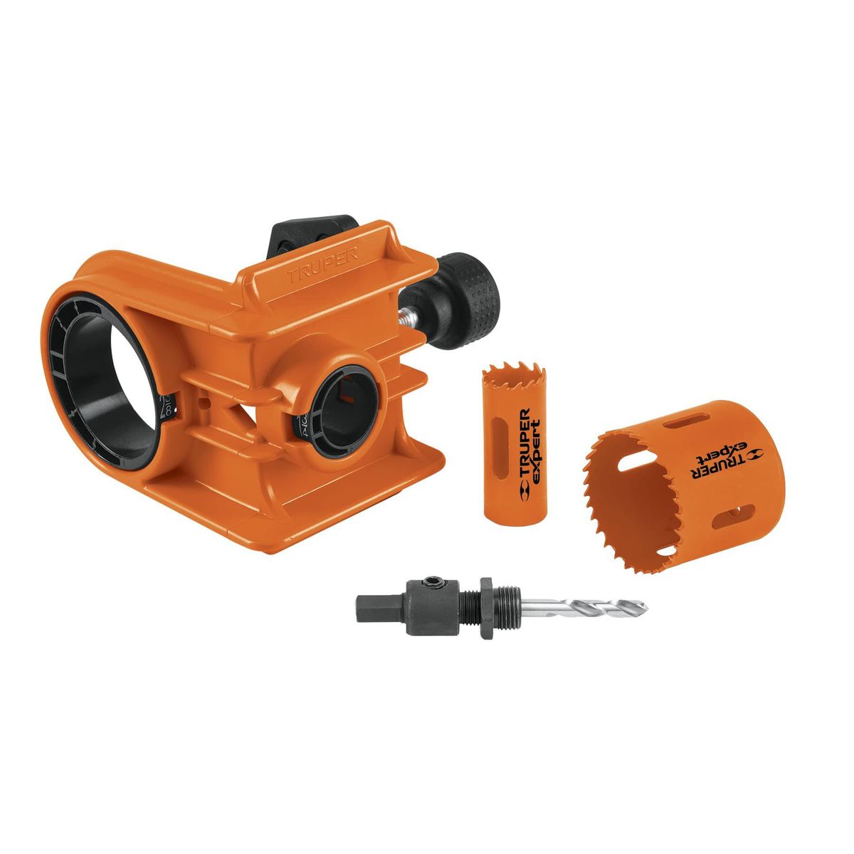 TRUPER - Juego Para Instalar Cerraduras De 4 Piezas Uso Industrial Truper