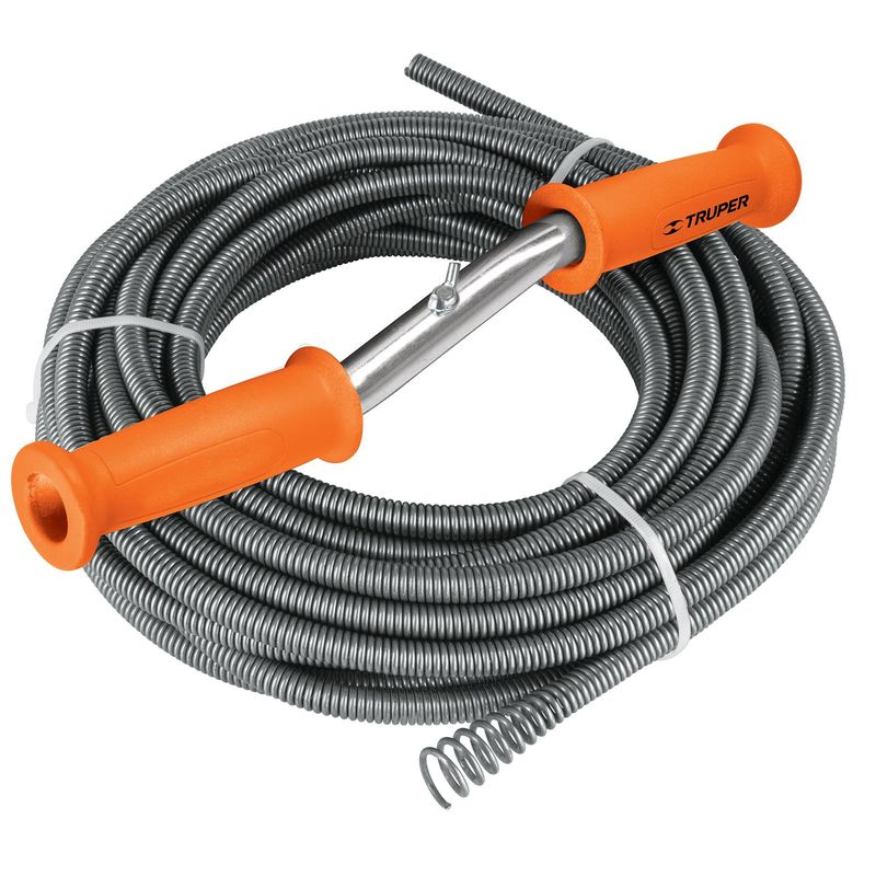 TRUPER - Sonda Con Manivela De 15 M Para Tuberías Hasta De 5" Truper