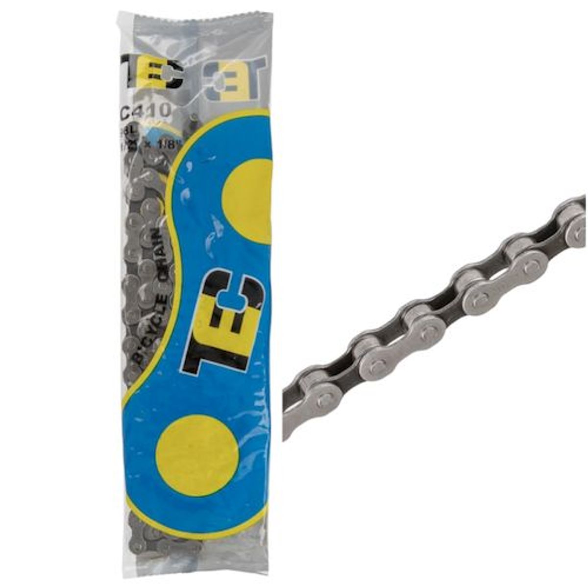 GENERICO - Cadena Tec Para Bicicleta 12 X 18 114l C-410 Kmc - Negra