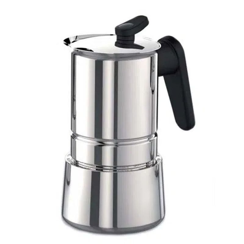 PEDRINI - Cafetera Moka 4Tzas Pedrini P9037 -Plateado