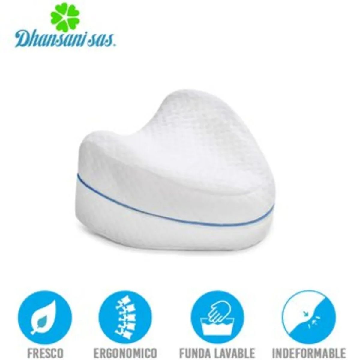 PILLOWISE - Almohada Ortopedica en Memory Foam - Cervical Alta + Cojin Entrepierna