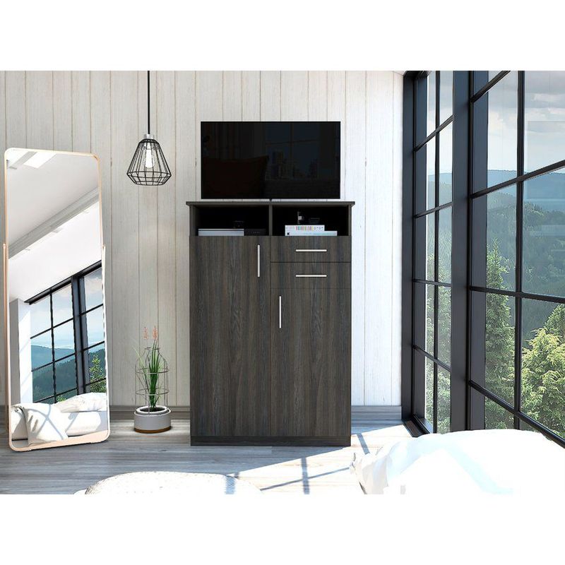 RTA DESIGN - Closet entretenimiento eco clc 5248 carbon  122 x 83 x 53 rta muebles_.