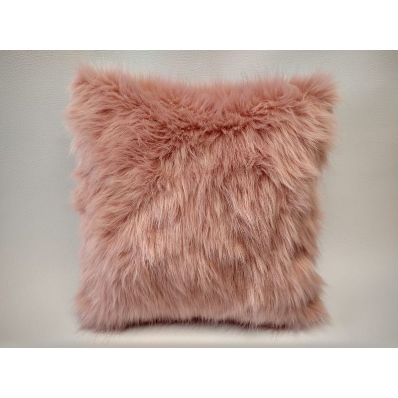 BANZAY - Funda Para Cojin Peluche Largo Palo de rosa