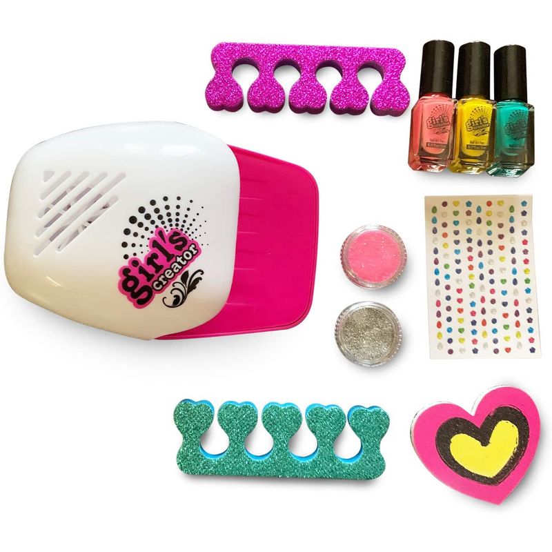 JUGUETERIA EXPRESS - Kit Set De Uñas Para Niñas Juguete Con Accesorrios