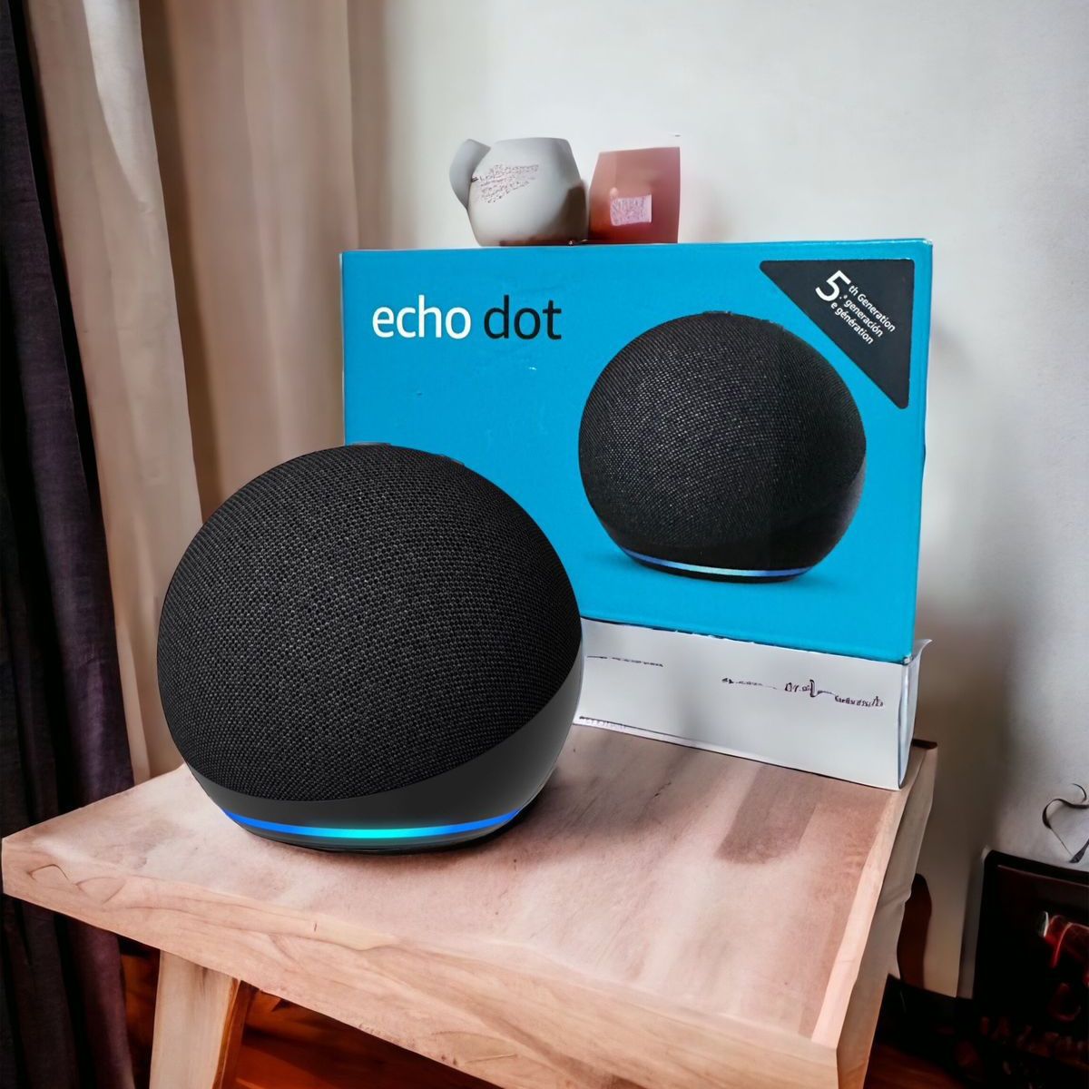 AMAZON - Amazon Echo Dot 5th Gen Con Alexa Última Versión Negro