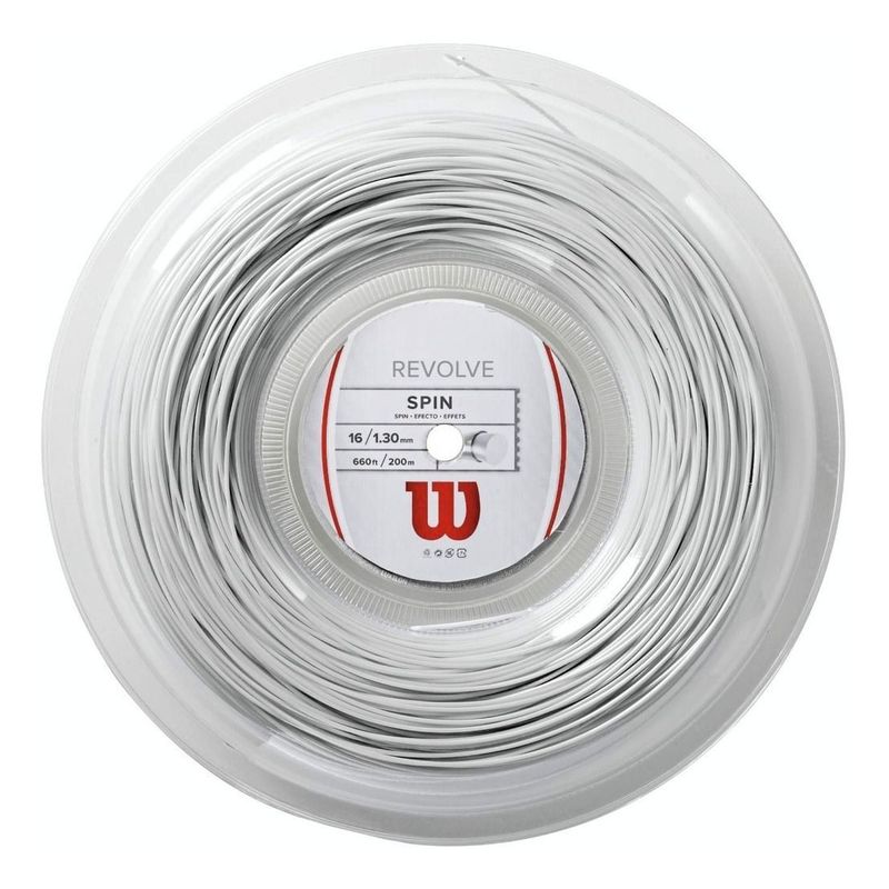 WILSON - Cuerda Para Raqueta De Tenis Wilson Revolve 16 Blanco