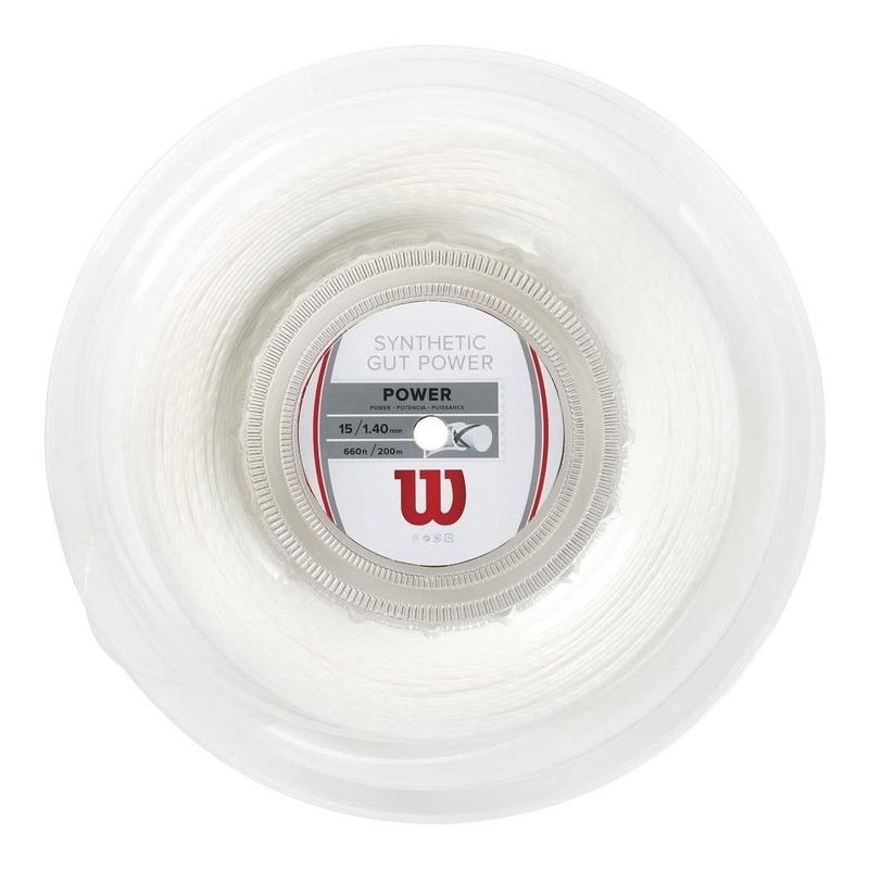 WILSON - Cuerda Raqueta Wilson Synthetic Gut Power 16 Rollo 200m