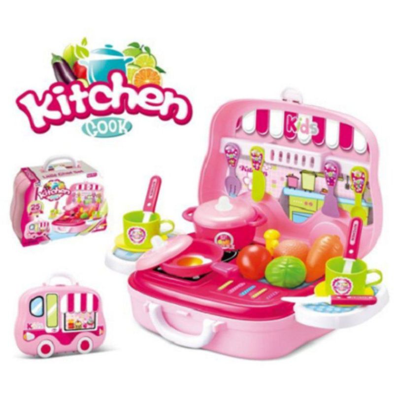 JUGUETERIA EXPRESS - Cocina infantil lonchera portátil niña