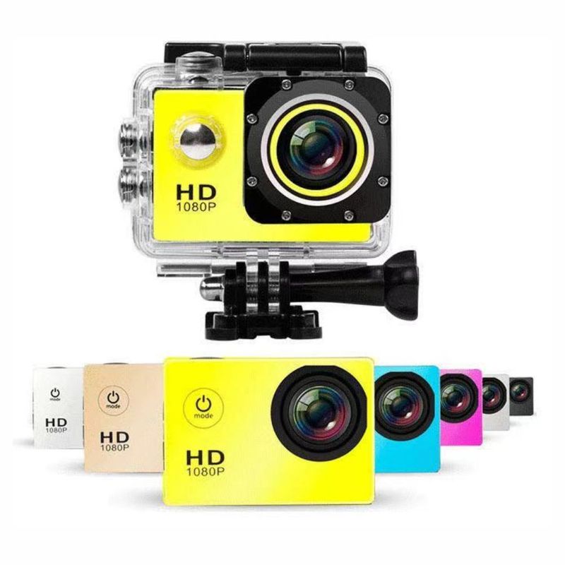 GENERICO - Camara Deportiva Sumergible  Accesorios Color Blanco