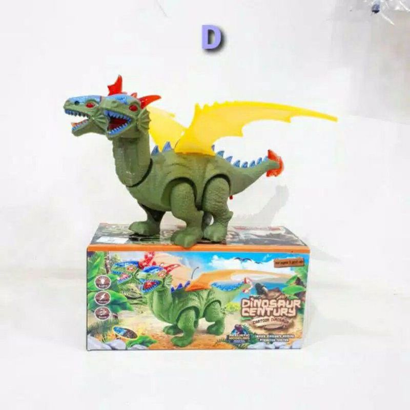 JUGUETERIA EXPRESS - Dragón 2 cabezas juguete con sonidos movimientos luces