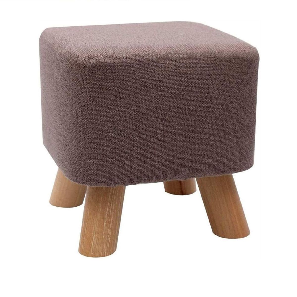 BANZAY - Puff Auxiliar Butaco Cuadrado ReposaPies - Camel