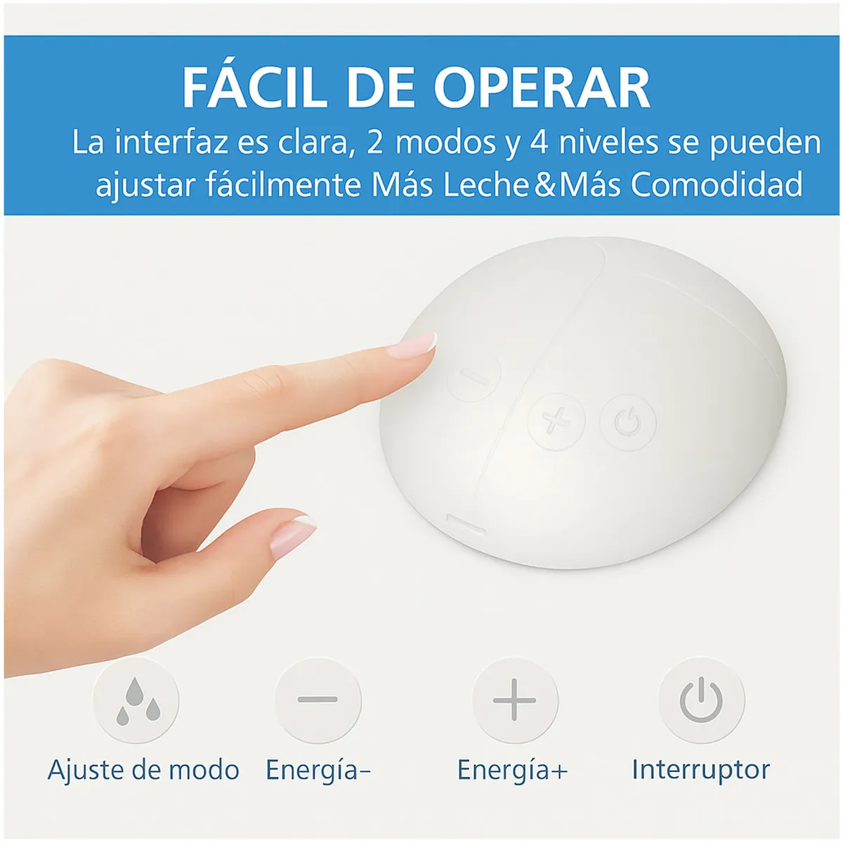 ONE PIXEL - Extractor De Leche Materna Doble Eléctrico ONE PIXEL