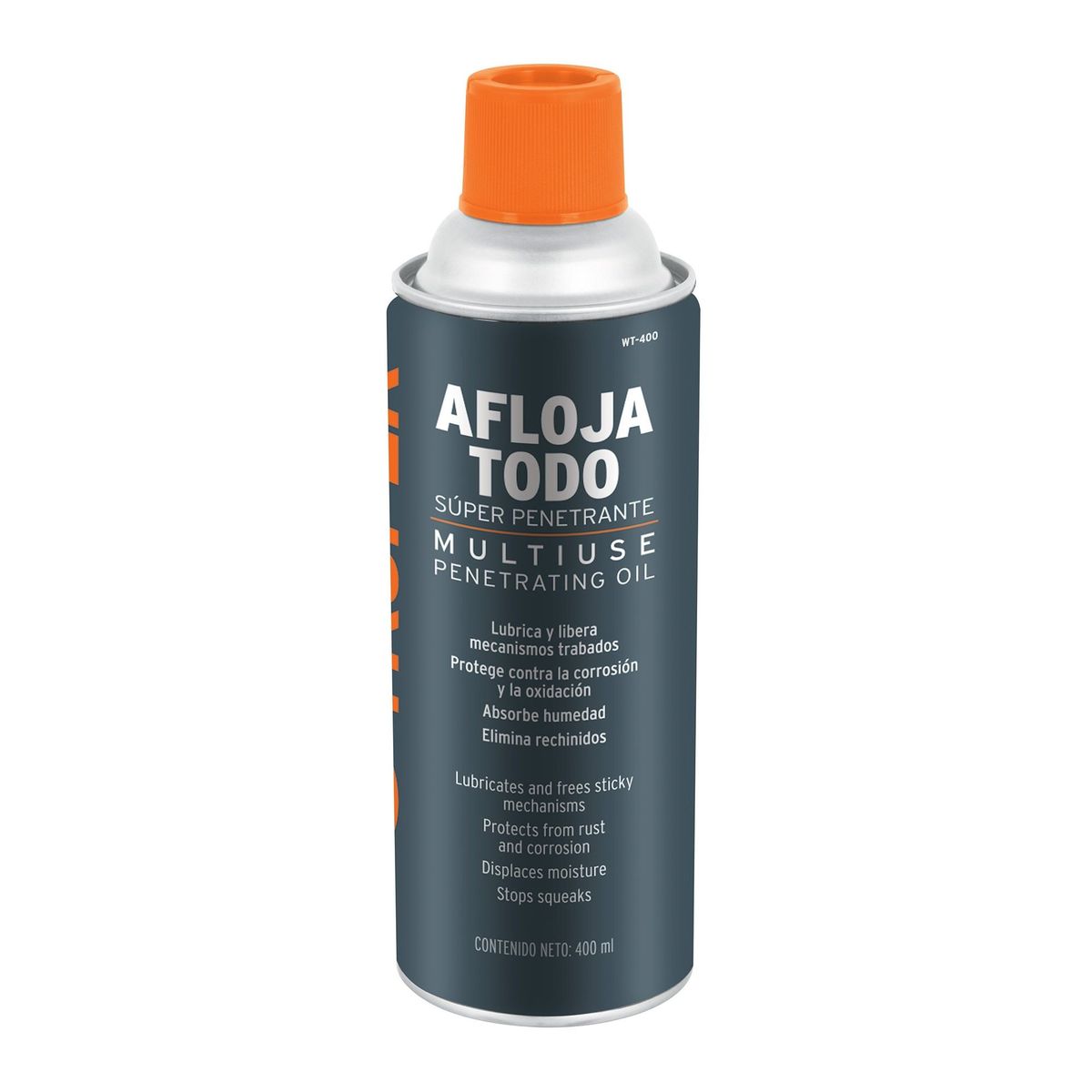 TRUPER - Aceite Aflojatodo De 400 Ml, Protege, Limpia Y Lubrica Truper