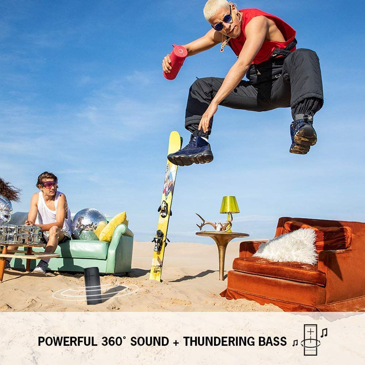 ULTIMATE EARS - Altavoz Bluetooth Ultimate Ears Megaboom 3  Night Black