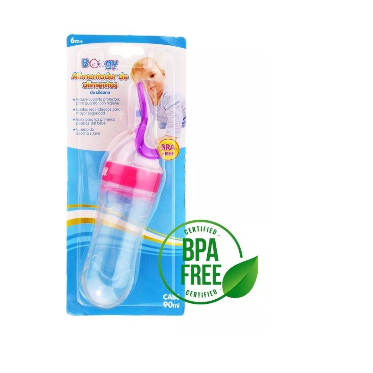 MUNDO BEBE - Tetero cuchara  biberón frutas Para Bebe