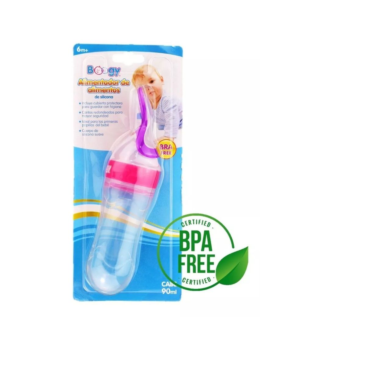 MUNDO BEBE - Tetero cuchara  biberón frutas Para Bebe