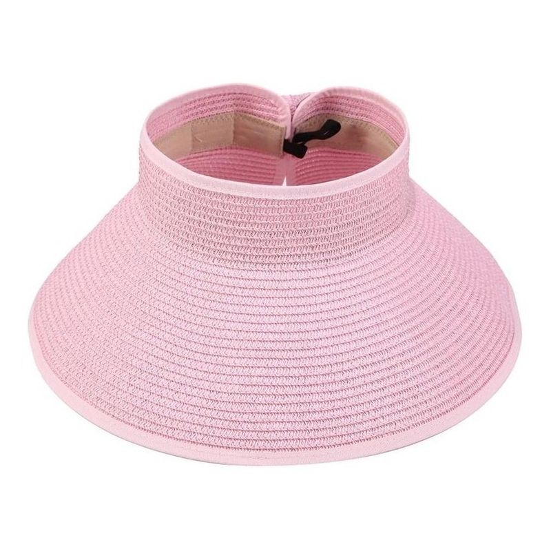 VELBROS - Gorra Visera Ala Ancha Fina Cachucha Unisex Deport Playa - Rosa