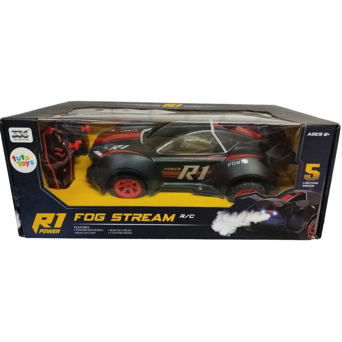 JUGUETERIA EXPRESS - Carro a control remoto deportivo con humo y luces